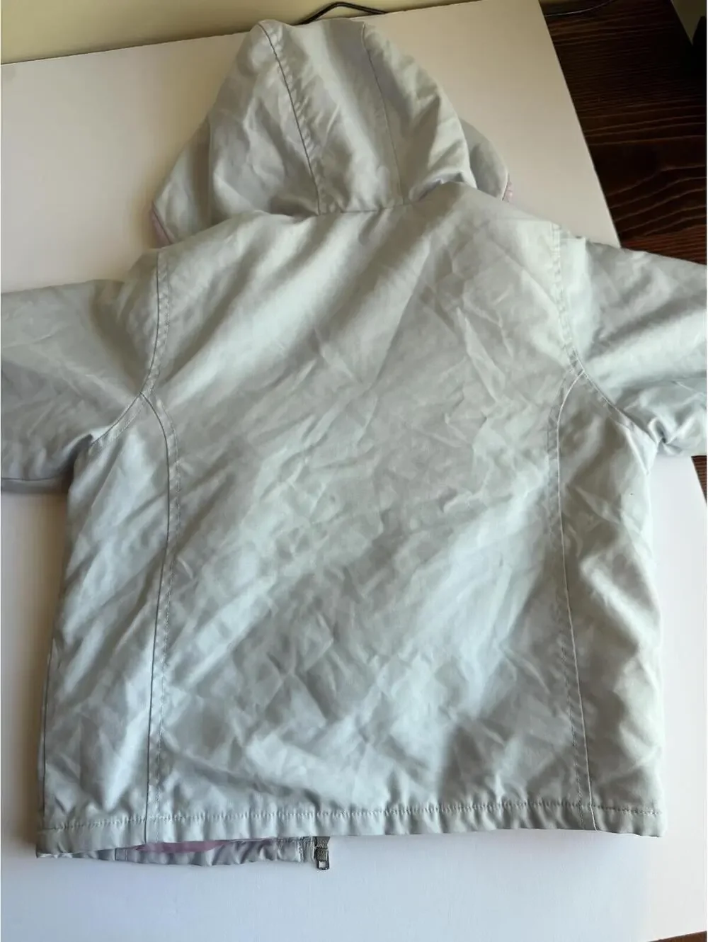 Vintage 2002 Gymboree Girls Size Small/2T Floral Embroidered Hooded Jacket